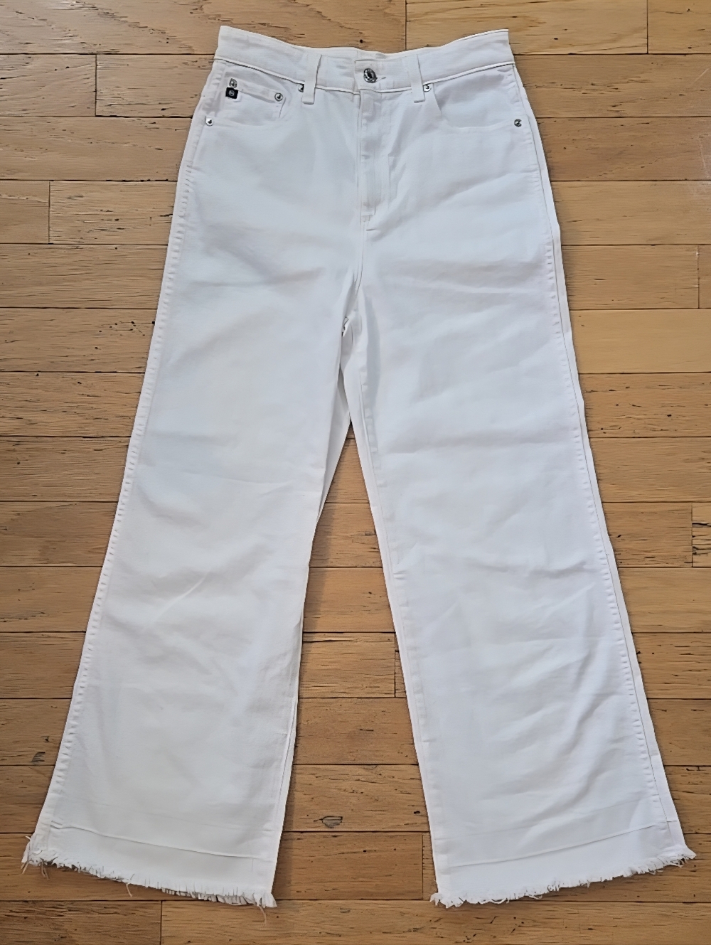 Adriano Goldschmied Jeans The Yvette High-Rise Wide Leg Ankle Women's Size 28R